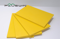 1/2" 厚黄色 PVC 外汇板 PVC 泡沫板